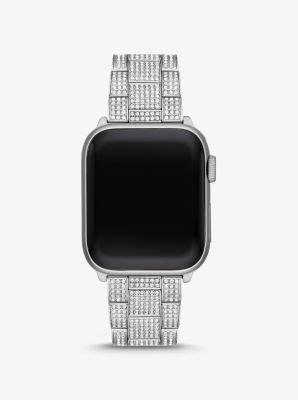 michael kors pave apple watch band|Pavé Silver.